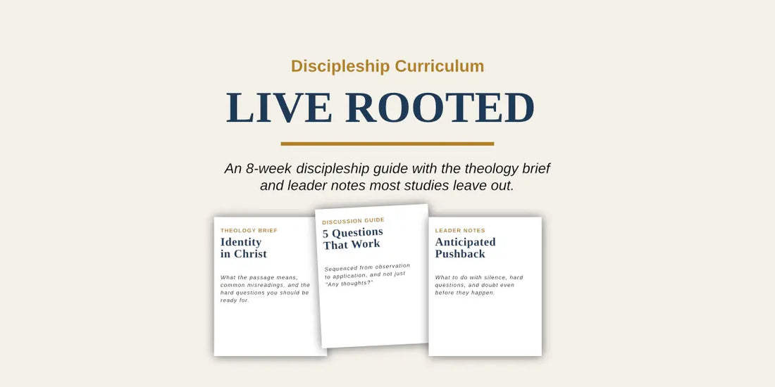 Following Jesus: What It Means to Be a Disciple Rooted DIscipleship