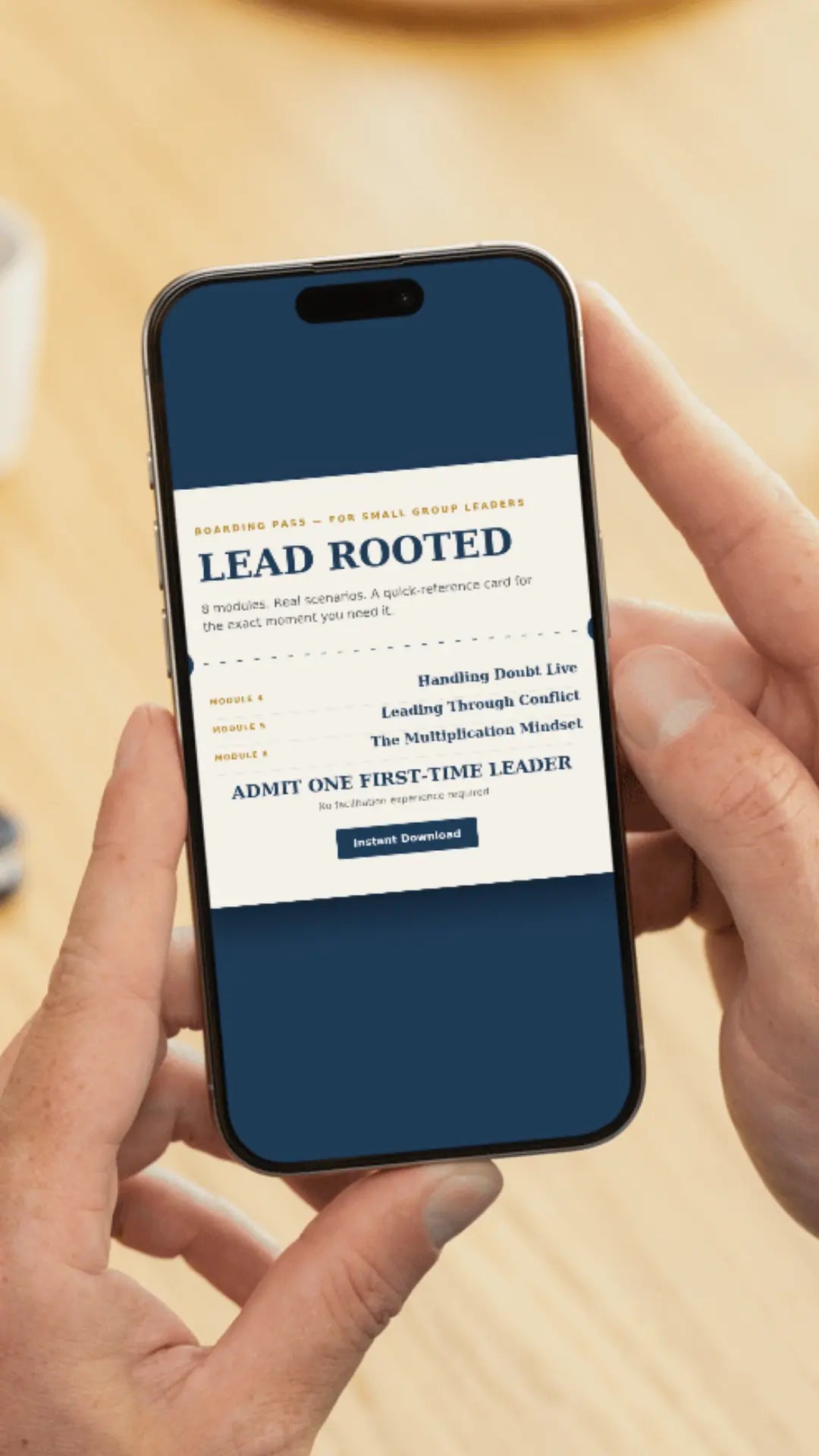 Lead Rooted: Small Group Leader Training Course (version 2) My Store